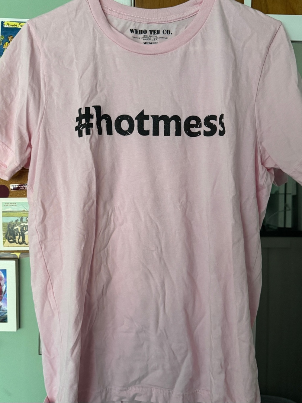 Apt. 9 Light Pink WEHO Tee Co. Graphic Tee